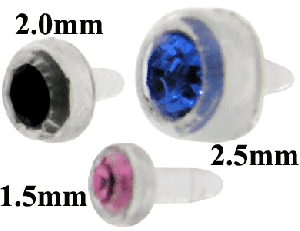 Bioflex jewelled Push-Fit heads