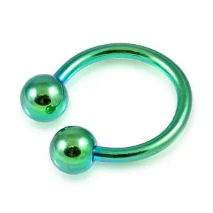 Anodized Circular Barbell with Ball