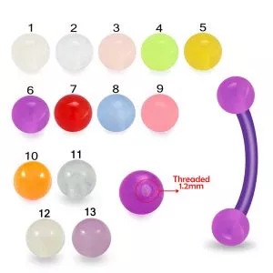 UV Eyebrow Banana with UV Balls BAN499