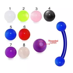 Bio Flex Eyebrow Banana With Pearl UV Balls