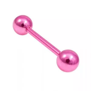 Anodised Eyebrow Body Jewelry Straight Barbell