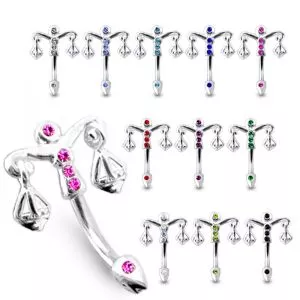 Judgement Balance Spinal Belly Button Ring