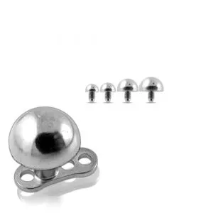 Dermal Anchors with Half Ball | Dermal Anchors