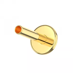 925 Sterling Silver 16 Gauge Internally Threaded Flat Back Labret Accessories