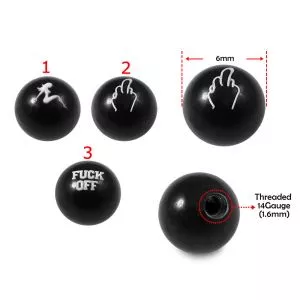 Bad Logos Painted With Black UV Ball