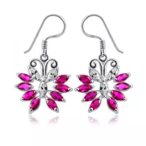Sterling Silver Butterfly Earring