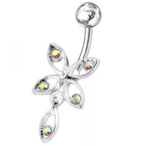 Celtic Butterfly  Dangling  Belly Ring