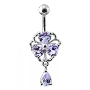 Dangling Heart Belly Ring