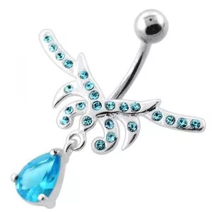 Jeweled Flying Dragon Face Navel Belly Banana