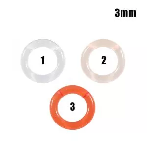 UV-Acrylic 8mm Heavy Gauge Segment Ring