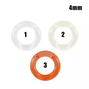 UV-Acrylic 6mm Heavy Gauge Segment Ring