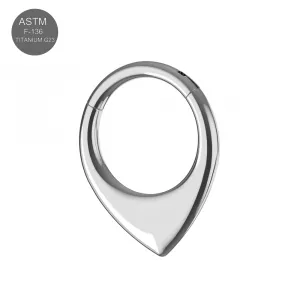 Implant Grade Titanium V Shaped Hinged Segment Clicker Ring