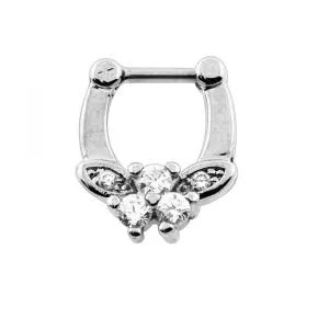 Trinity Butterfly Look Septum Clicker Piercing