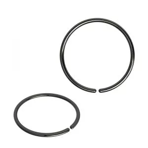 316L SS Anodized Black Nose Ring