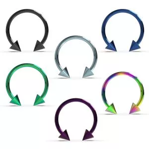 Circular Barbell G23 Grade Anodised Titanium