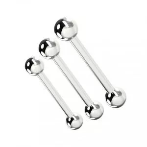 G23 Grade Titanium Eyebrow Straight Barbells with Ball