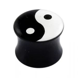 Ying Yang Logo Ear Plug