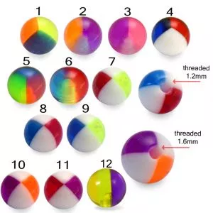 UV Fancy Assorted Hand Painted Beach Balls