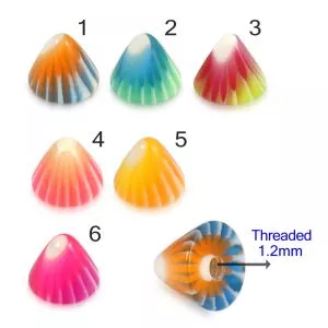 Lip Labret with Fancy UV Acrylic Cone