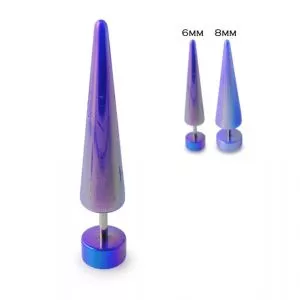 6mm Plain Straight Fake Ear Plug