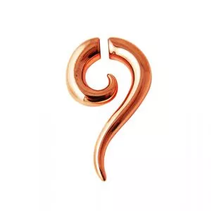 UV Magnetic Spiral Tribal Long Tail Magnetic Ear Plug