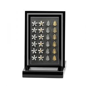 24pcs G23 Titanium Five Petals and Wheat Labret Display Kit-Assorted Colors