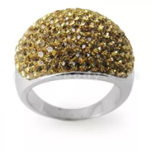Austrian Crystal Stone Brass Finger Ring FDRG001GD