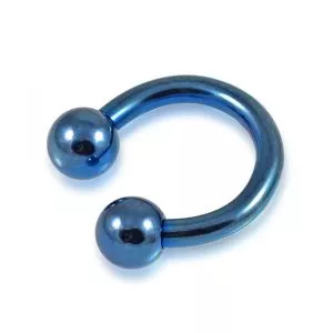 Anodized Circular Barbell with Ball