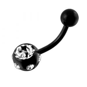 Black line Multi jeweled belly Banana