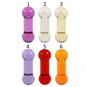 UV-Acrylic 0G Straight Barbell Heavy Gauge Piercing