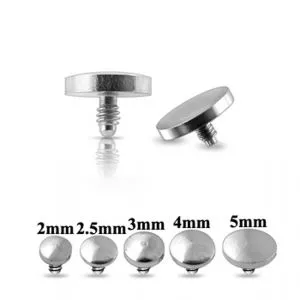 SS Disc Dermal Anchor Tops