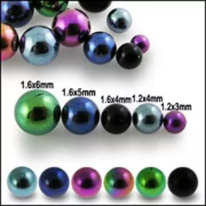 G23 Grade Anodised Titanium Ball Accessories