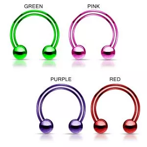 Surgical steel Anodised CBB with Ball