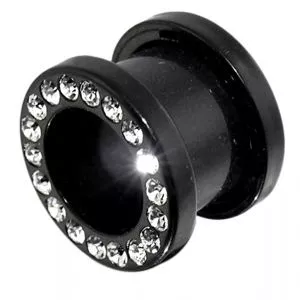 UV Multi Jeweled Ear Flesh Tunnel