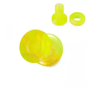 Yellow And Orange Externally Threaded UV Tunnel