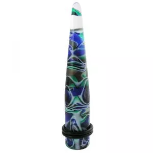 UV Multi Colored Marble Swirl Taper Ear Taper Body jewelry 