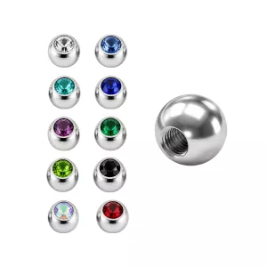 G23 Grade Titanium Jeweled BCR Ball