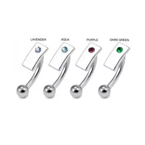 Mobile Shaped Jeweled  Eyebrow Ring