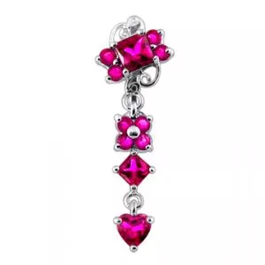 Moving Fancy Designed Navel Body Jewelry