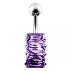 Fancy Mix Multi Jeweled Belly Ring Body Jewelry