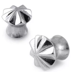 Steel Ear with Circular Step Cut