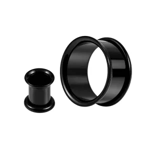 SS Black with 'O' Ring Ear Plug