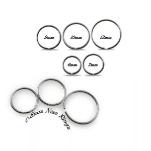 Surgical Steel Nose Hoop Ring