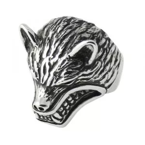 Stainless Steel Werewolves Finger Ring