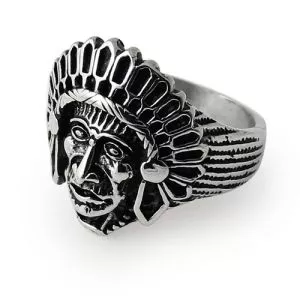 Native American Indian Chief Finger Ring
