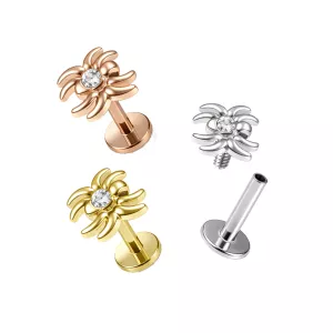 Surgical Steel Tiny Spider Cartilage Helix Tragus Piercing