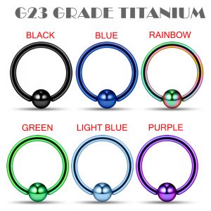 G23 Grade Anodised Titanium BCR