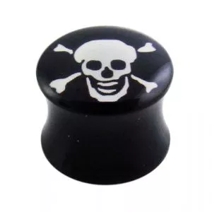 Laughing Skull Logo Ear Plug