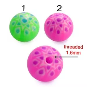 UV Acrylic Art Pattern Fancy Balls