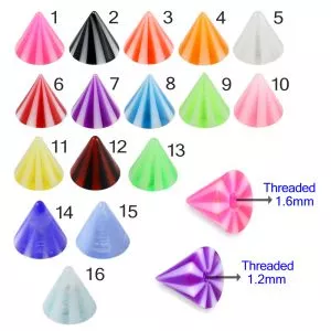 UV Fancy Colorful Beach Ball Type Cone Accessories